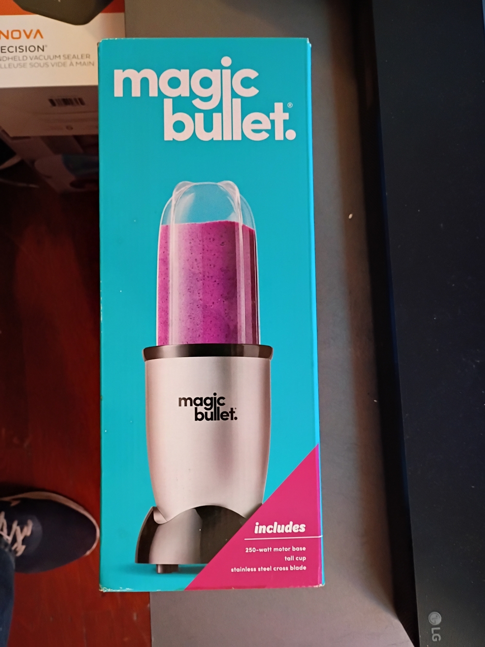 Magic Bullet Personal Blender - Silver, Purple